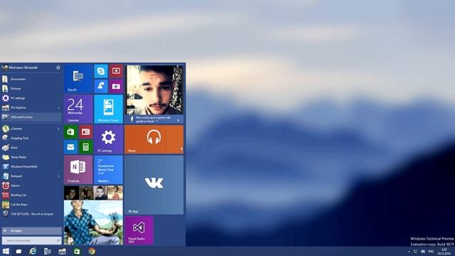 Windows Technical Preview Build 9879 (Windows 10) смотреть онлайн