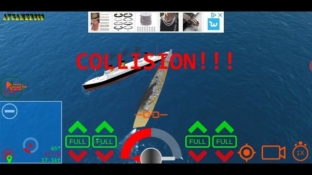 Titanic Vs Bismarck Battleship crashes Biggest Collision Sinking Ship mooring 3d android смотреть онлайн