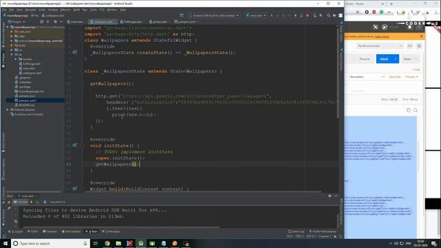 Flutter Wallpaper App | Flutter Tutorial For Beginners Android Studio | Lazy Coder