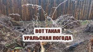 Вот такая погода на Урале, от +26 до -1 за один день