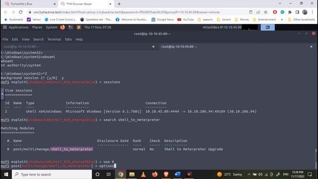 Try Hack Me Blue Walkthrough | Learn Practical pentesting