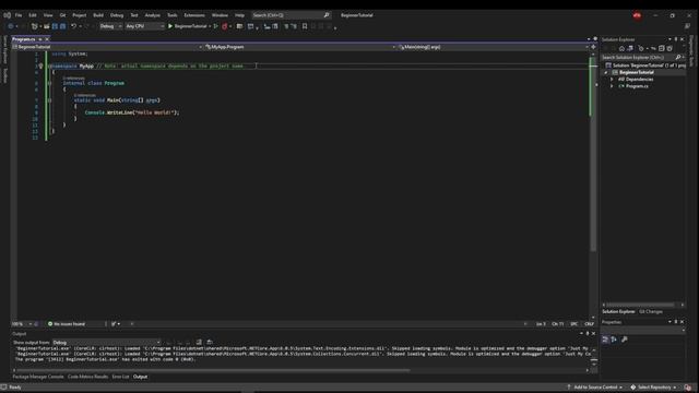 C# Tutorial for Beginners #1 - Visual Studio 2022