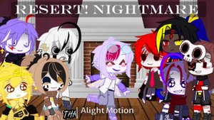 sans aus react to nightmare sans A’us /not bad apple/ gacha club / undertale A’us/