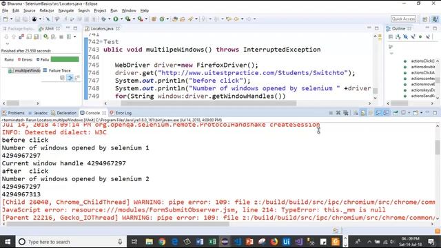 Selenium with Java 44 - How to handle multiple windows | Difference b/w driver.quit & driver.close