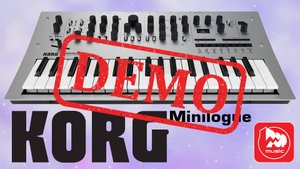 Синтезатор KORG Minilogue - демонстрация звучания