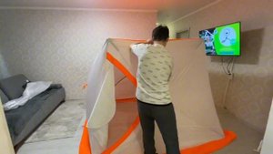 Палатка Куб Пингвин 3 слойная. Обзор