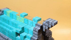 I BUILD a Minecraft Magnetic Blocks | Minecraft Fantasy House | Magnetic Minecraft Relaxing Build