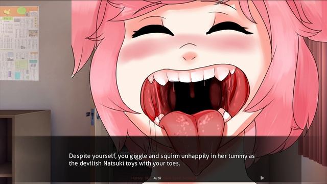 Doki Doki Literature Club! vore mod - Natsuki Vore scene (Alternate) смотреть онлайн