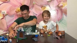 Лего динозавры! Лего Мир юрского периода!! Игрушки динозавров! Lego!