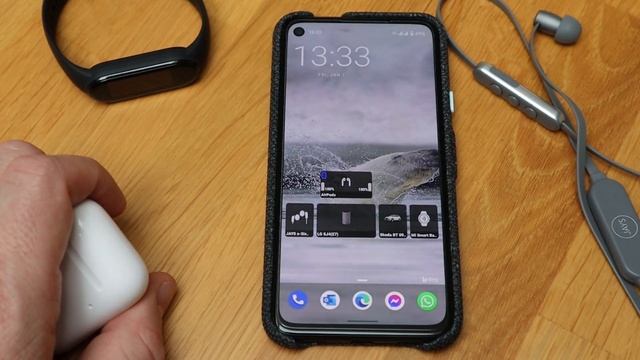 Bluetooth audio device widget - presentation