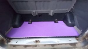 Изготовили коврики для Ford Transit (8 мест): полный комплект для салона и багажника