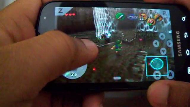Zelda 64 on my Epic 4G using N64oid смотреть онлайн