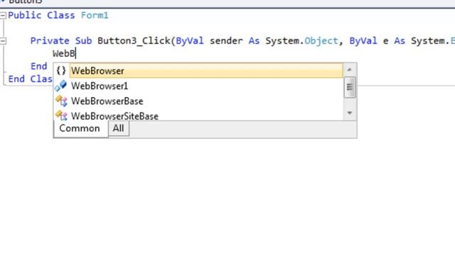 Visual Basic Tutorial #3 - Simple WebBrowser