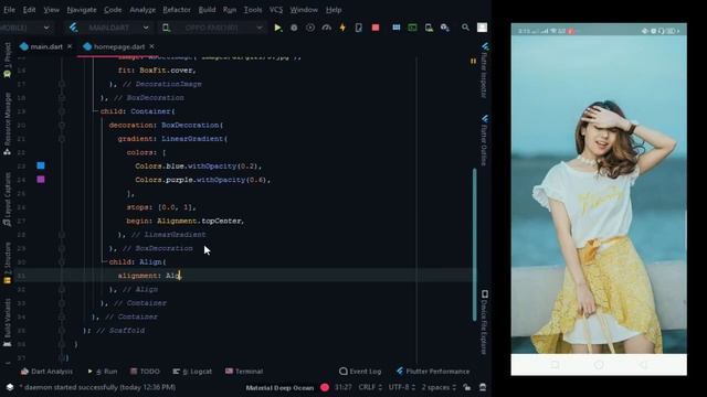 Gradient on Image in Flutter | Short Tutorial | Flutter Tutorial