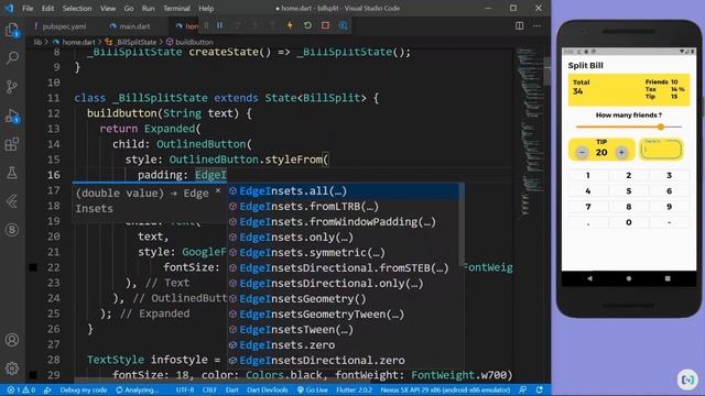 Build a Flutter Bill Split App | Flutter Beginners App