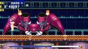 Sonic 3 AIR Boss Battle Pink Burners Hard Mode (Foodie Fringus Hunt) (No Death)