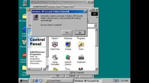 Downgrading Windows 98 to 95!