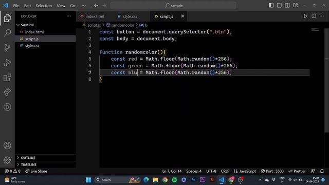 Color Generator Beginner Project with JavaScript, HTML, and CSS | JavaScript Projects for Beginners