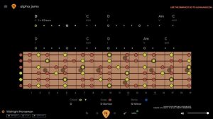 Classic Blues Rock Jam Track Guitar Backing Track (D Mixolydian Dorian - 84 BPM)