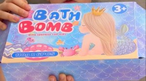 💖🌈Обзор Бомбочки Ракушки🐚 для ванны с сюрпризом, с моей младшей сестренкой