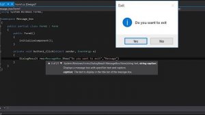 C# Tutorial-Message Box in C#