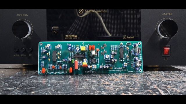 5.1 Amplifier Prologic Decoder Audio Board|Deep Bass And Treble Used,inbuilt Gain Surround Sound, смотреть онлайн
