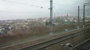 Прибытие на станцию Лиски(поезд Адлер-Москва)