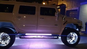 Custom lighting for H2 Hummer.