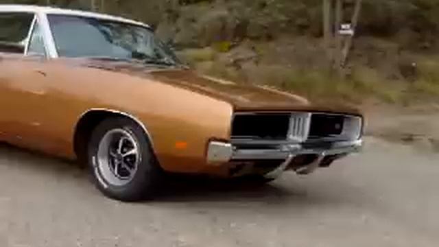 HUGE 69 Dodge Charger R/T burnout