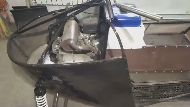 Самодельный снегоход с двигателем Лифан 6.5л.с (Часть 1) смотреть онлайн