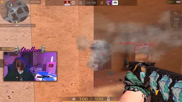 APOLLON и APOLLONIHA vs КАЗАШКА и МАФИОЗНИК - ЛЮБОВНАЯ ДУЭЛЬ В STANDOFF 2 смотреть онлайн