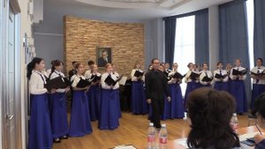 Государственный экзамен отделения "Хоровое дирижирование" – I часть, дирижированием хором