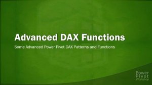 11-01 Advanced DAX Functions and Patterns