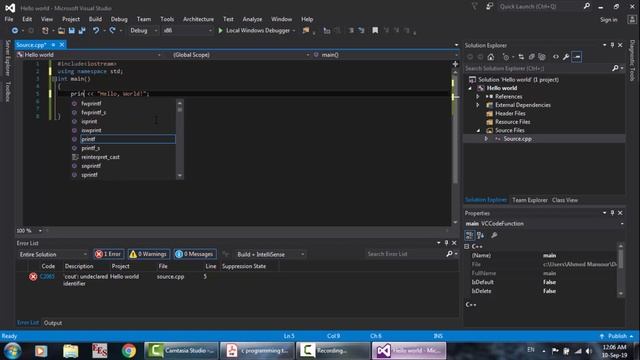 Learn C Programming Language For Beginners From Scratch, Hello World In Details