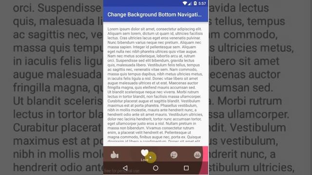 Android Bottom Navigation Bar