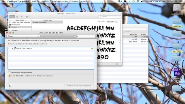 Guía Rápida - Instalar fuentes en MAC OS смотреть онлайн