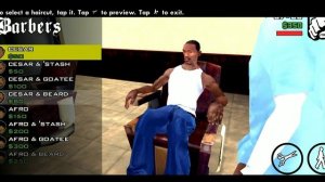 CJ HAIRCUT||GTA SAN ANDREAS MOBILE GAMEPLAY HD GRAPHICS (ANDROID) || Nikhil hindigaming