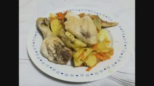 Жаркое с курицей