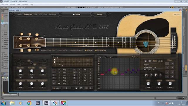 Como gravar violão sem saber tocar violão!!! - Ample Guitar M II Lite смотреть онлайн