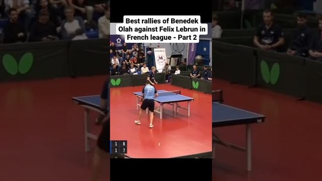Best rallies of Benedek Olah against Felix Lebrun in French league - Part 2 (2.2.2024) смотреть онлайн