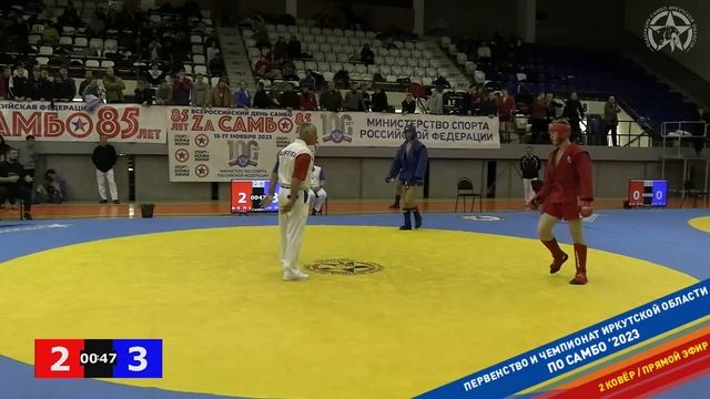 Первенство и Чемпионат Иркутской области по САМБО 2023 (Иркутск, 2 день, 2 ковёр)
