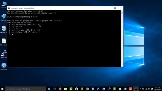 Windows 10, 8, 7 Pathping command смотреть онлайн