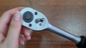 Трещотка прямая, 3/8", CrV, профи, резиновая ручка, Тайвань, APELAS, CS-3RH08CBQ