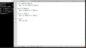 Compiling a C program in Mac OSX : GNU MAKE / Makefile