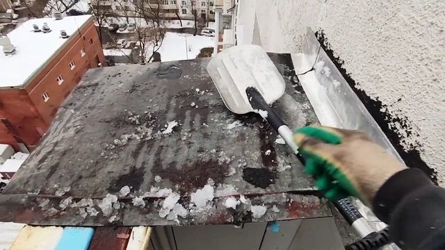 Крыша над балконом последнего этажа в Москве/Ремонт козырька на балконе/Установка крыши м.Бауманская