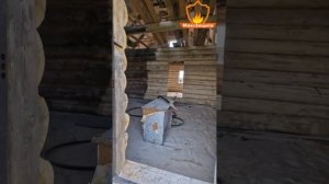 Пескоструйная обработка деревянного дома (Бревно)