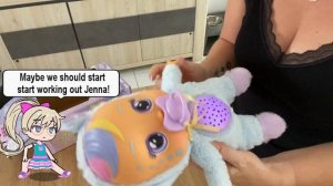 🧸 Review of Cry Babies  Good Night Jenna IMC Toys in 3min (eng)🧸