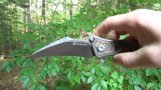 Maxace Red Queen 3 Folding Knife смотреть онлайн
