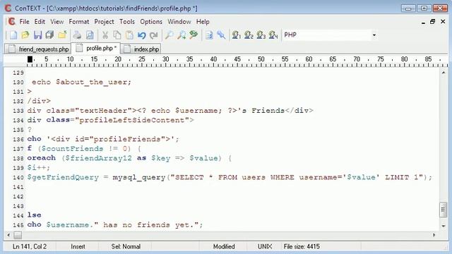 How to Make a Social Network from Scratch: Part 21 - Showing Peoples Friends on their Profile