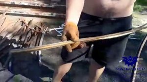 Разделка нефтепогружного кабеля КРБК на станке MS-70. Видео от клиентов 3